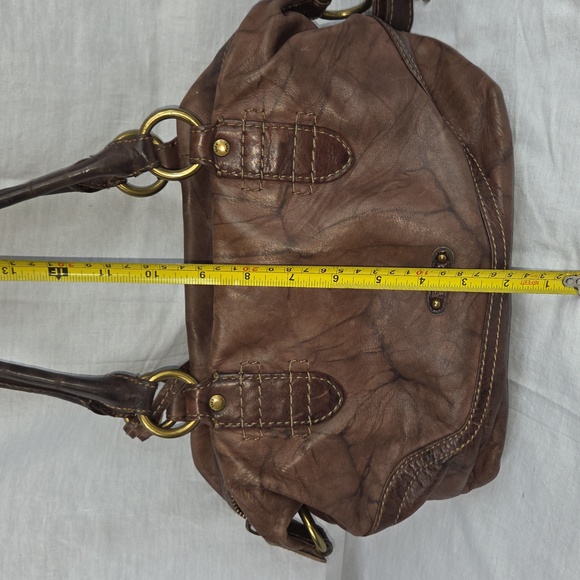 Frye Brown Leather Women's Bag EUC - Picture 6 of 14